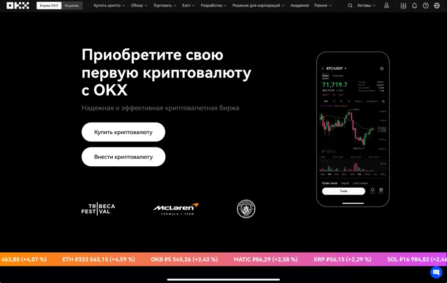 OKX биржа